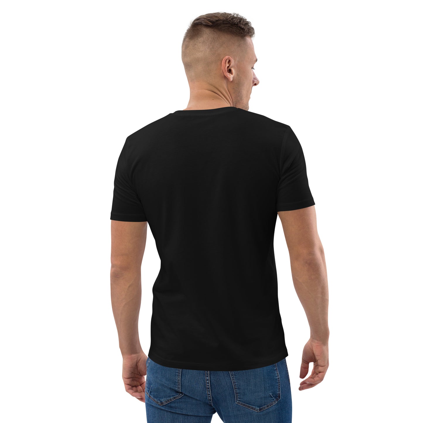 Camiseta de algodón orgánico para hombre.