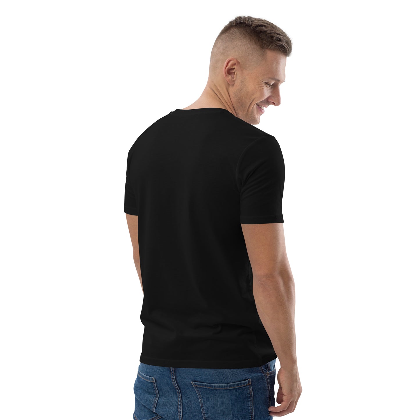 Camiseta de algodón orgánico para hombre.