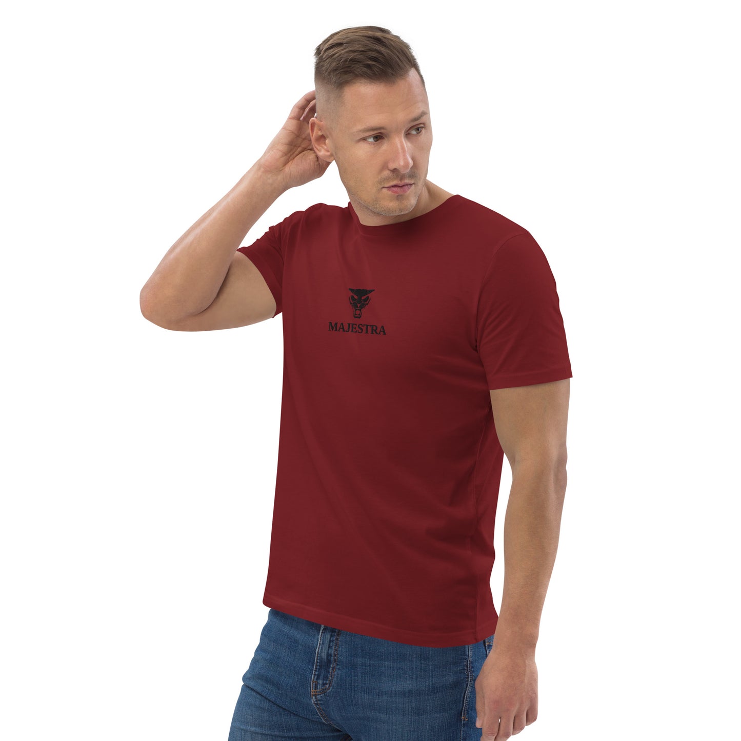 Camiseta de algodón orgánico para hombre.