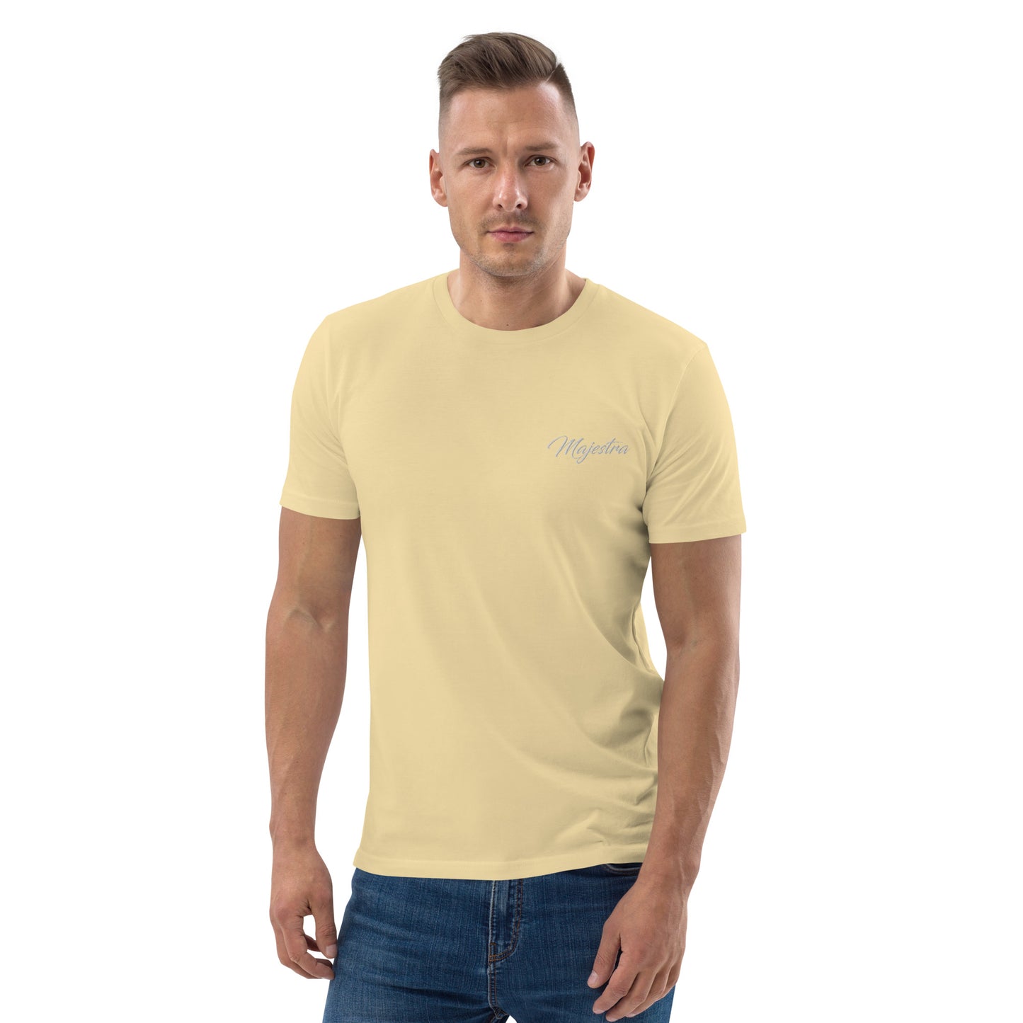 Camiseta de algodón orgánico para hombre.