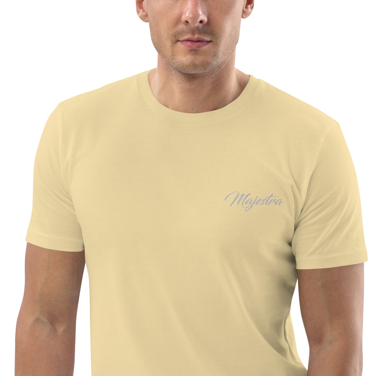 Camiseta de algodón orgánico para hombre.