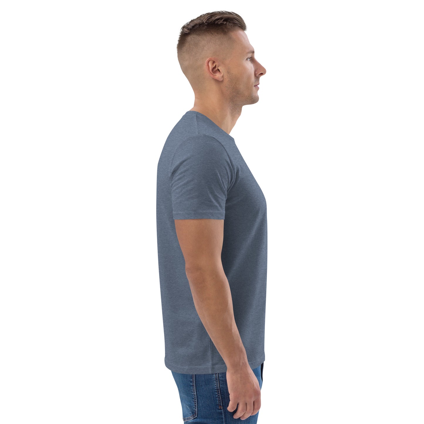 Camiseta de algodón orgánico para hombre.