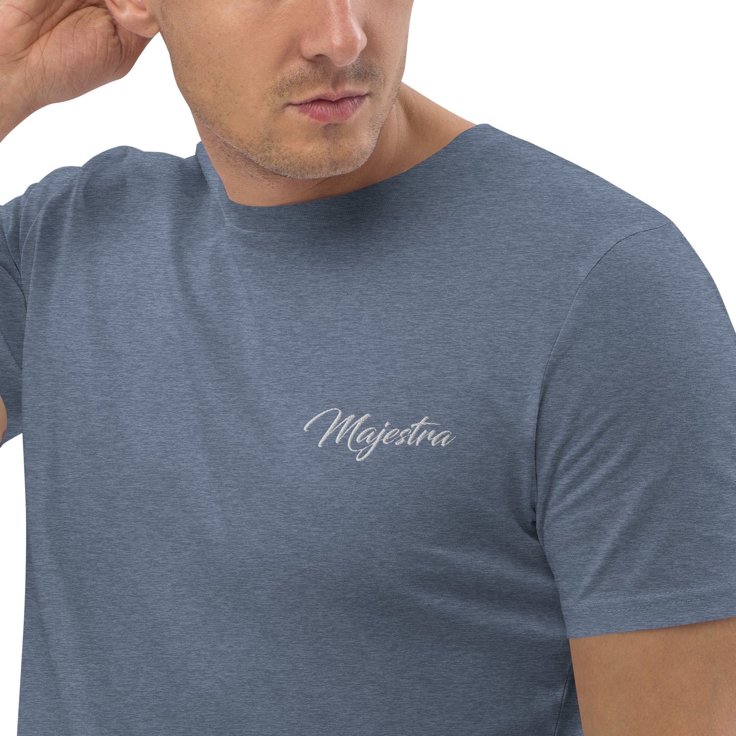 Camiseta de algodón orgánico para hombre.