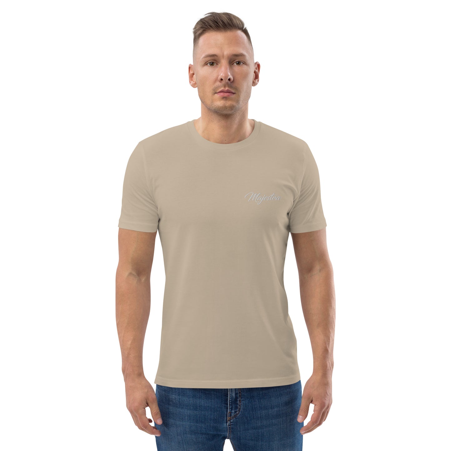 Camiseta de algodón orgánico para hombre.