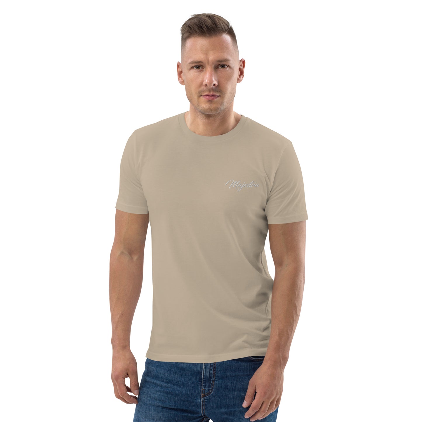 Camiseta de algodón orgánico para hombre.