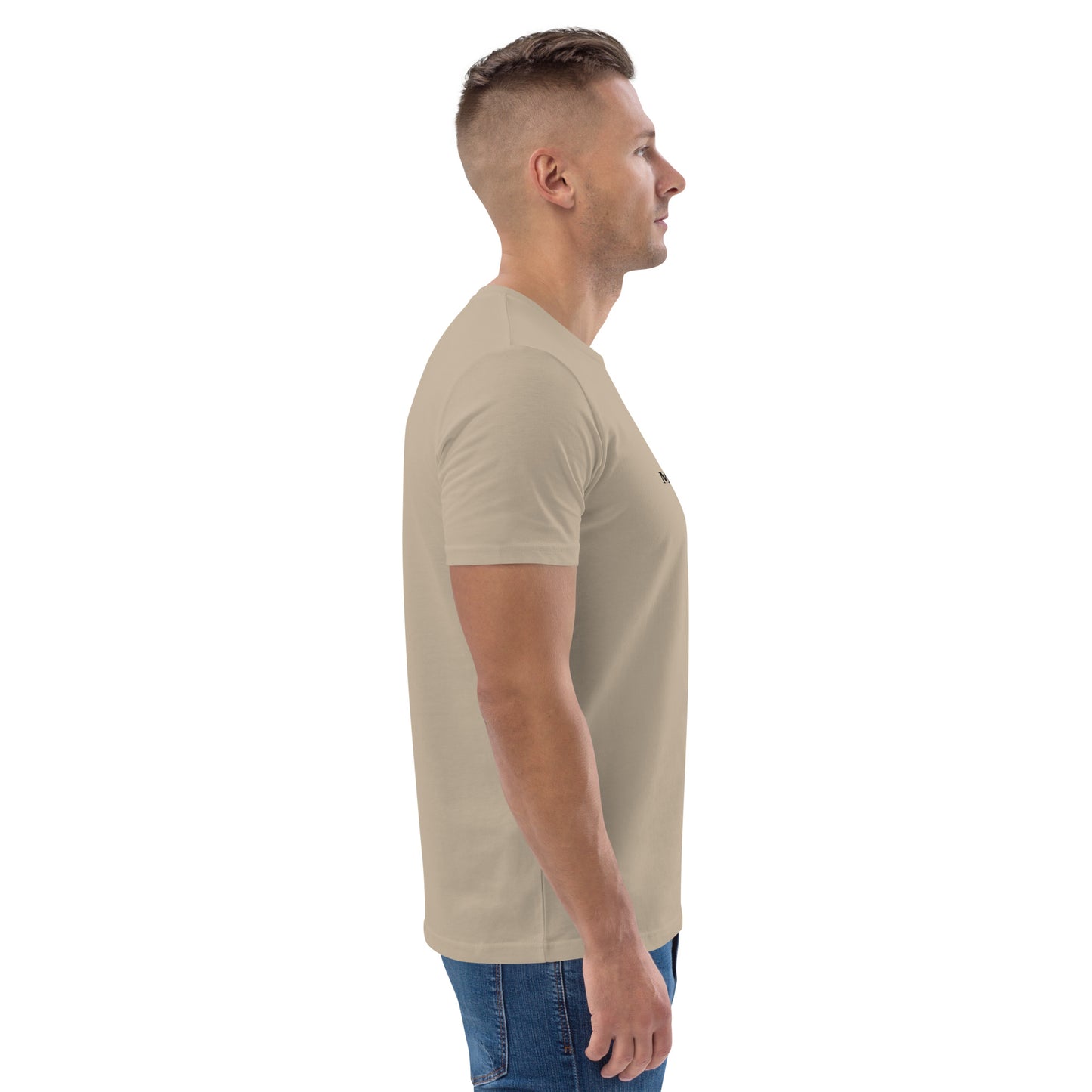 Camiseta de algodón orgánico para hombre.