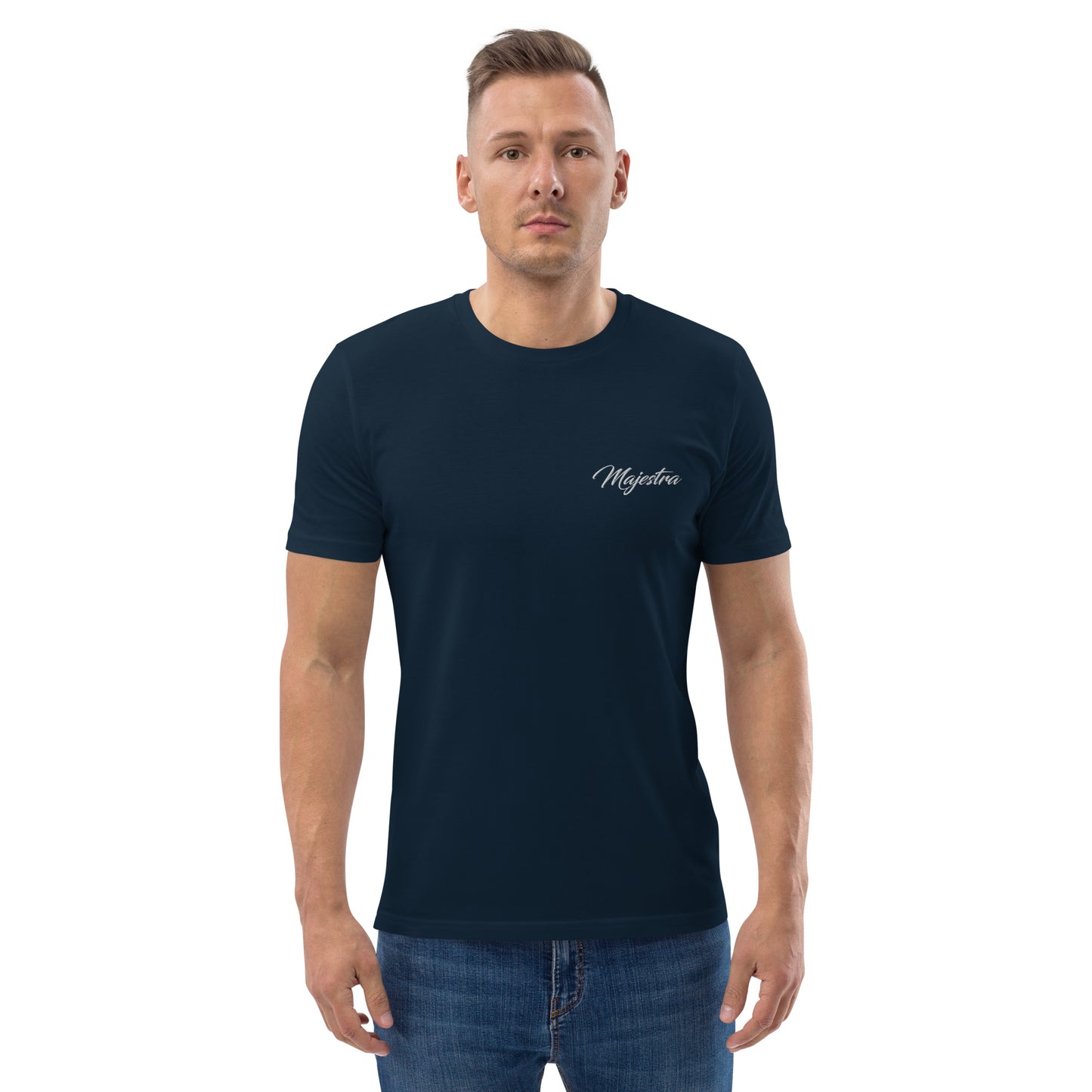 Camiseta de algodón orgánico para hombre.