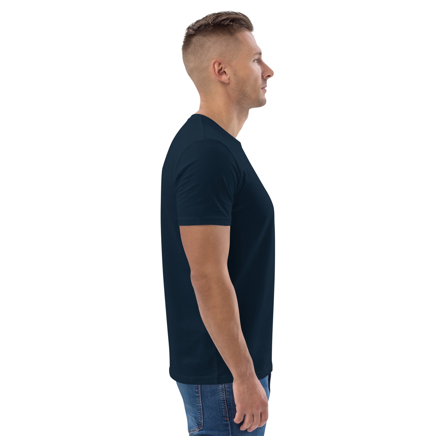 Camiseta de algodón orgánico para hombre.