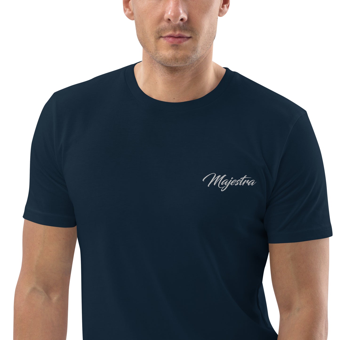 Camiseta de algodón orgánico para hombre.