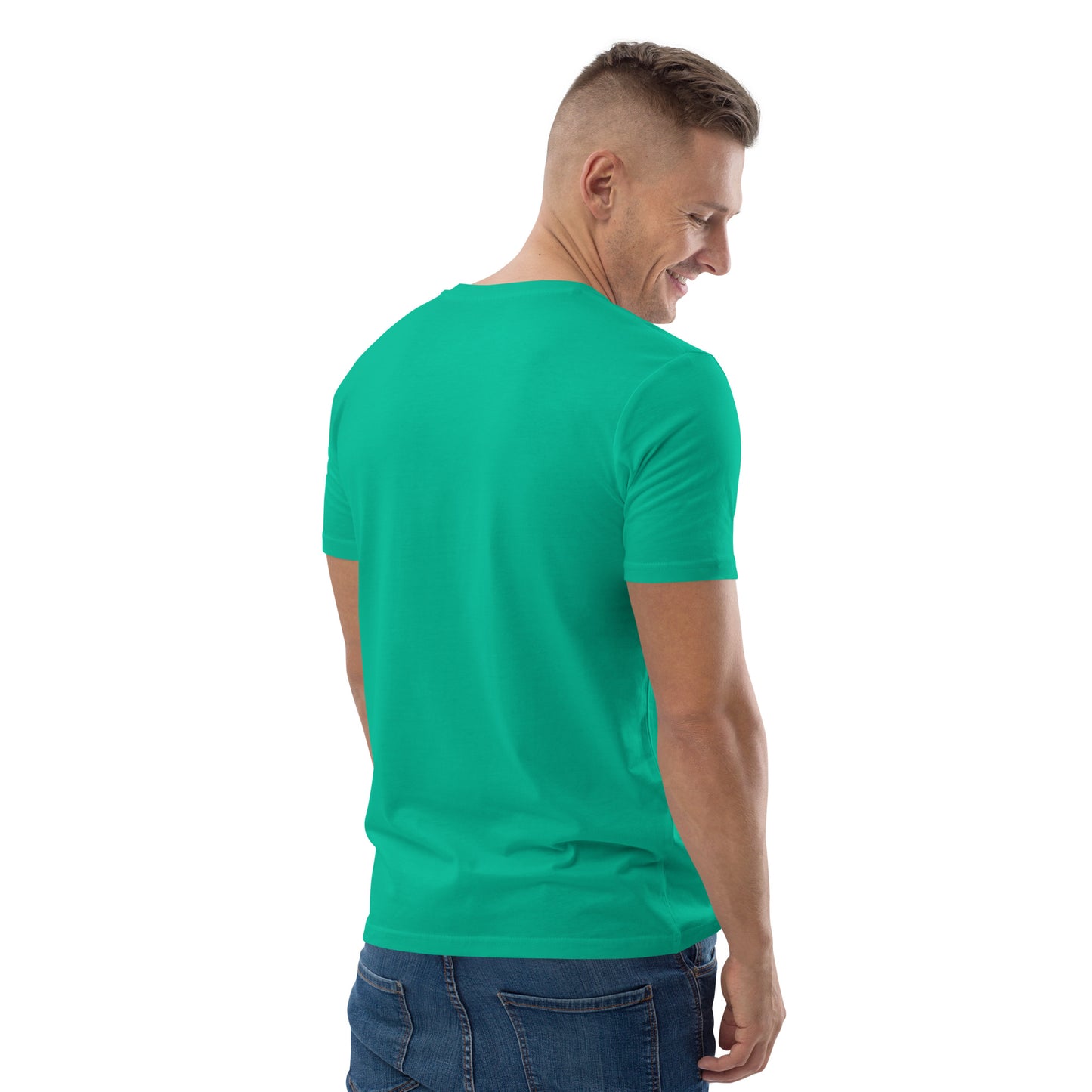 Camiseta de algodón orgánico para hombre.