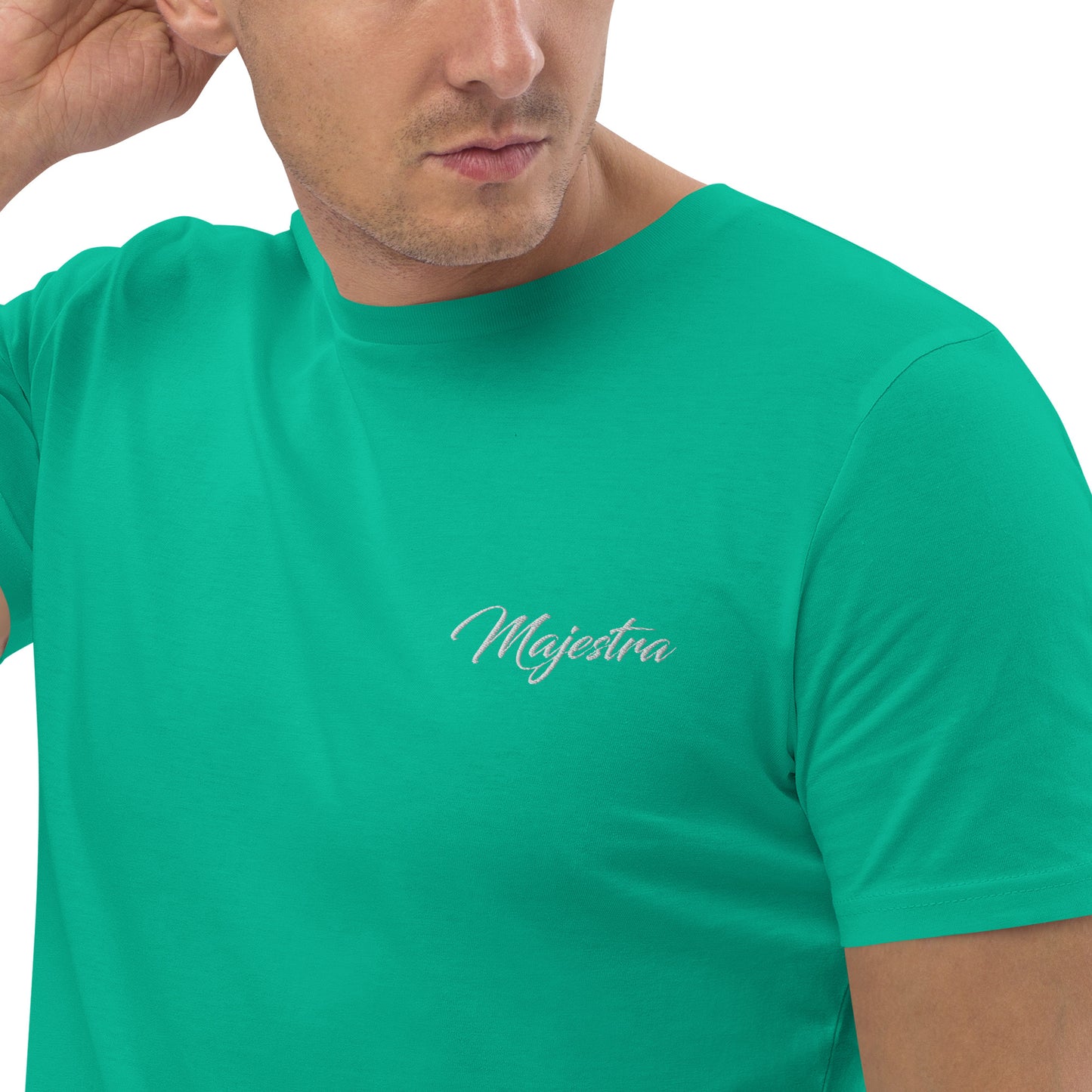 Camiseta de algodón orgánico para hombre.