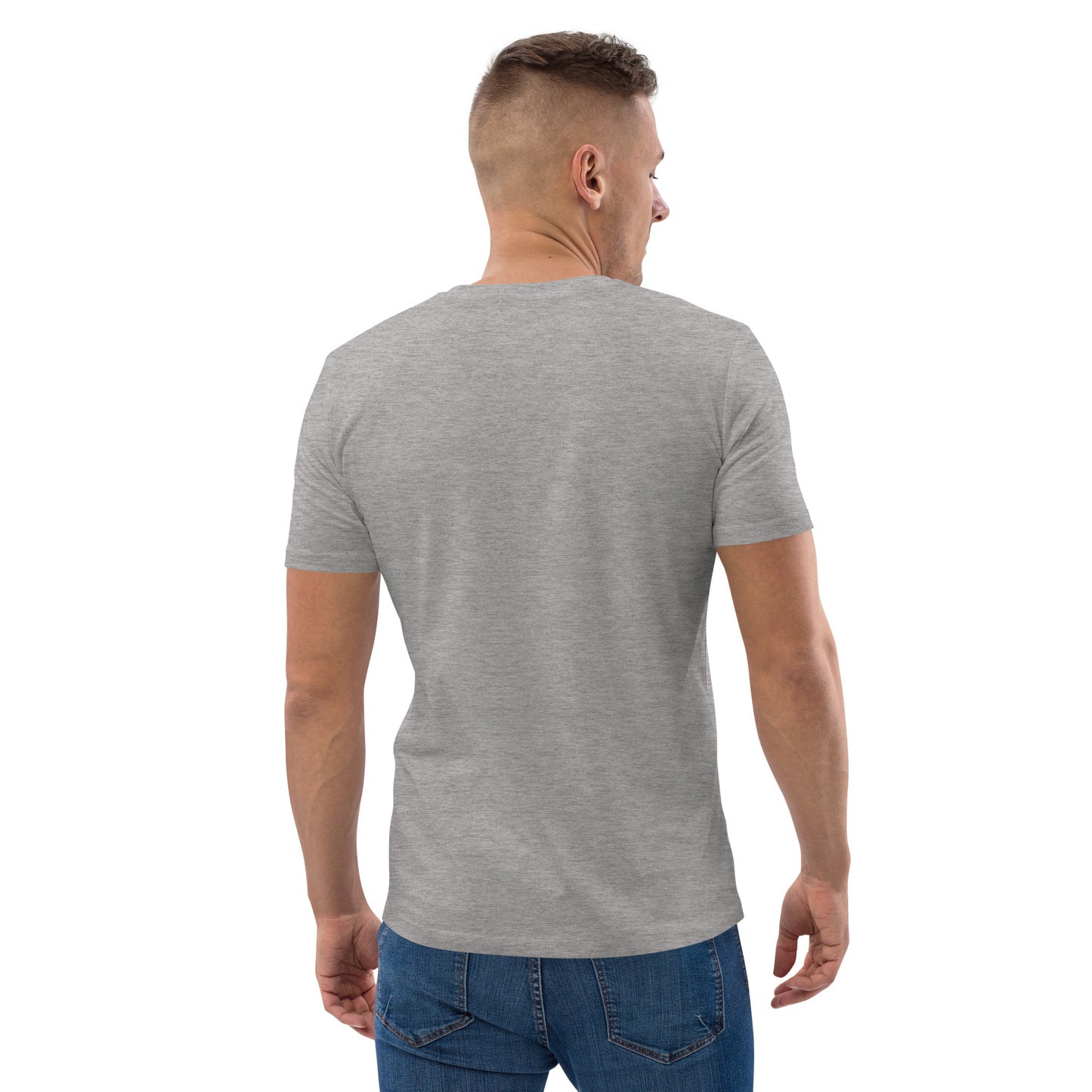 Camiseta de algodón orgánico para hombre.