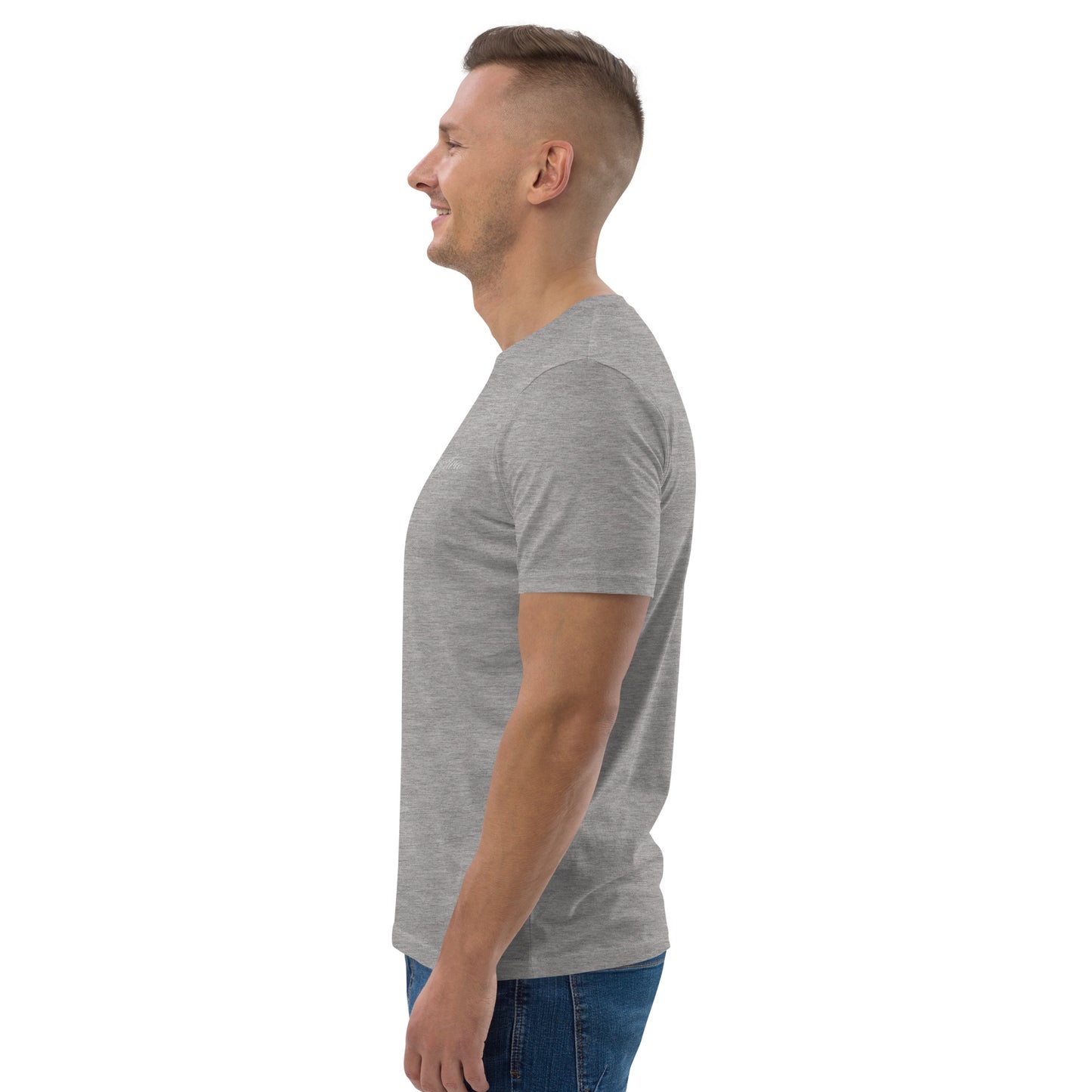 Camiseta de algodón orgánico para hombre.