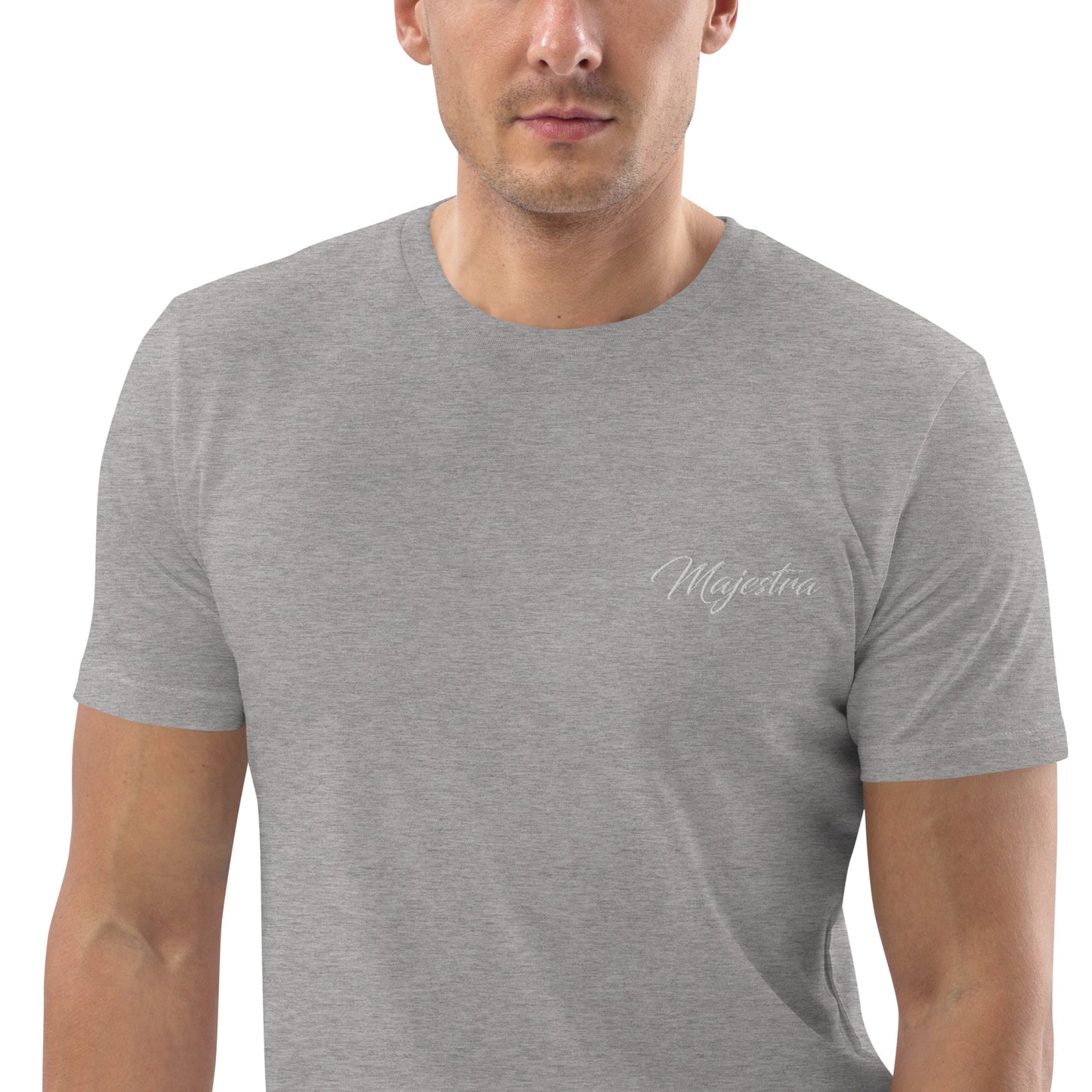 Camiseta de algodón orgánico para hombre.