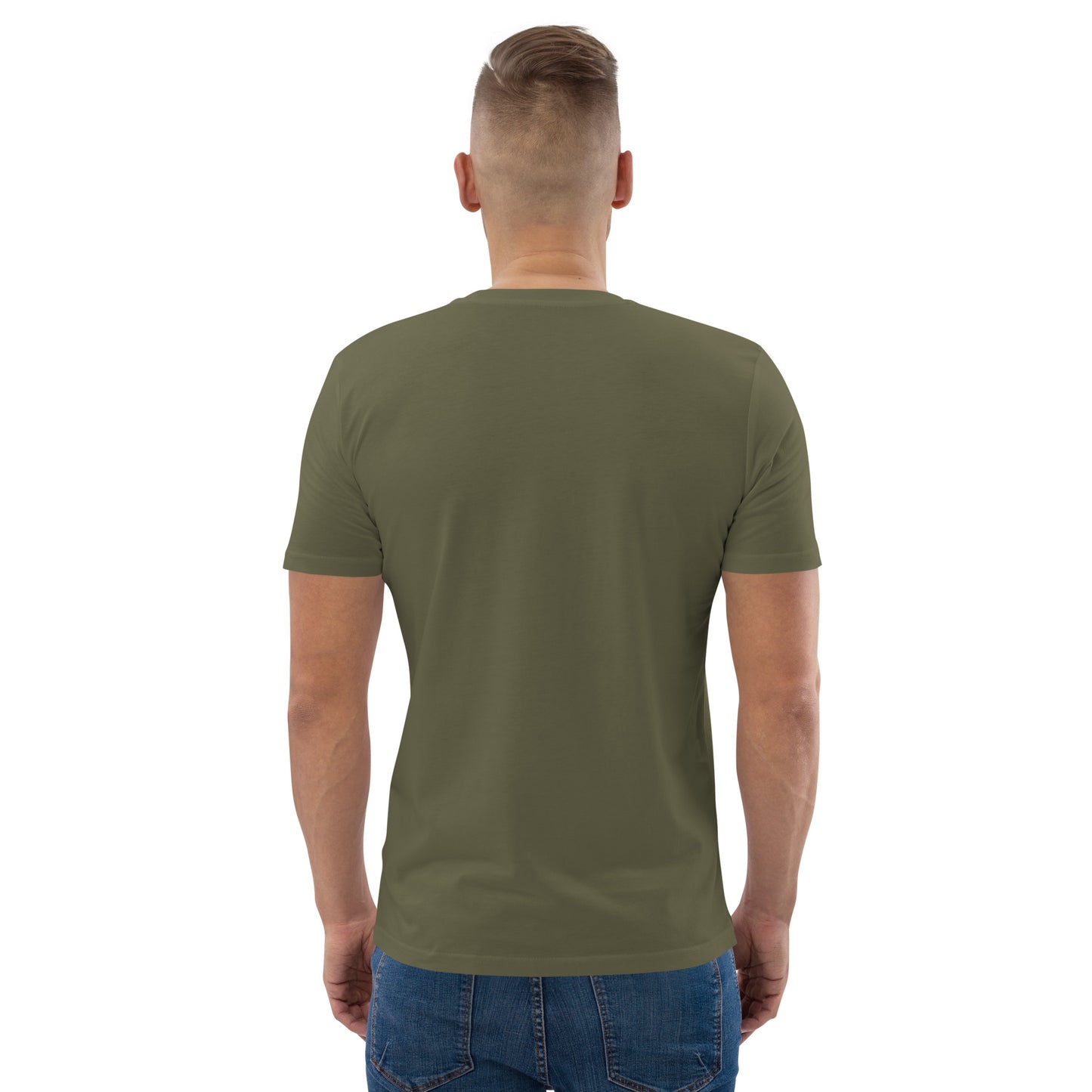 Camiseta de algodón orgánico para hombre.