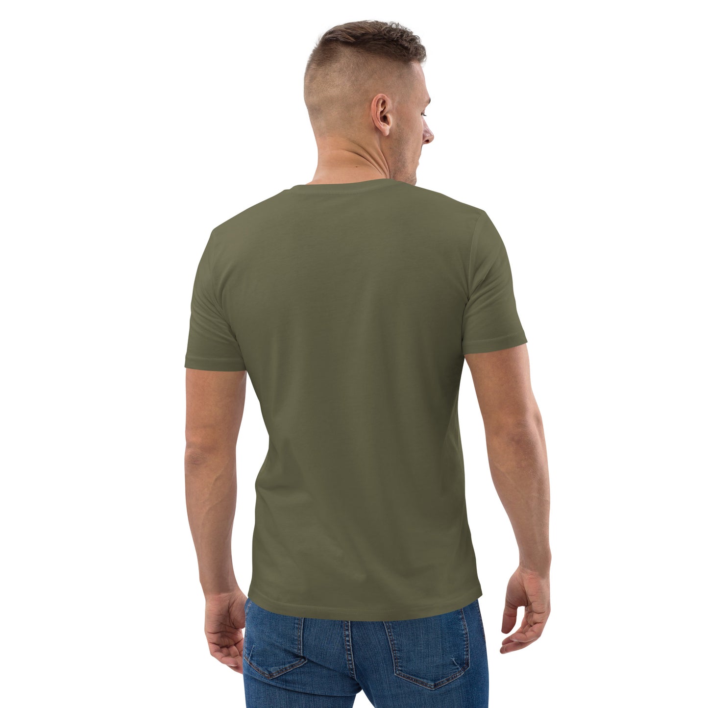 Camiseta de algodón orgánico para hombre.