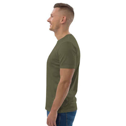 Camiseta de algodón orgánico para hombre.