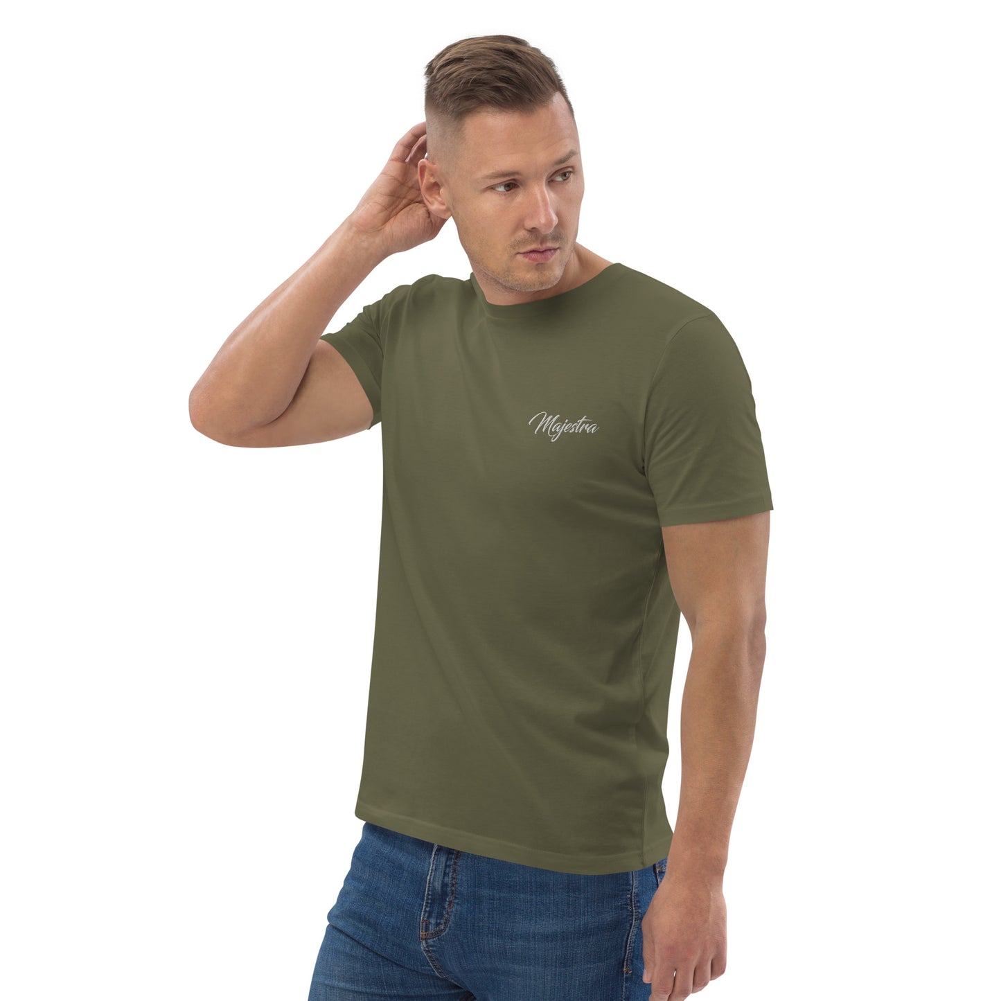 Camiseta de algodón orgánico para hombre.