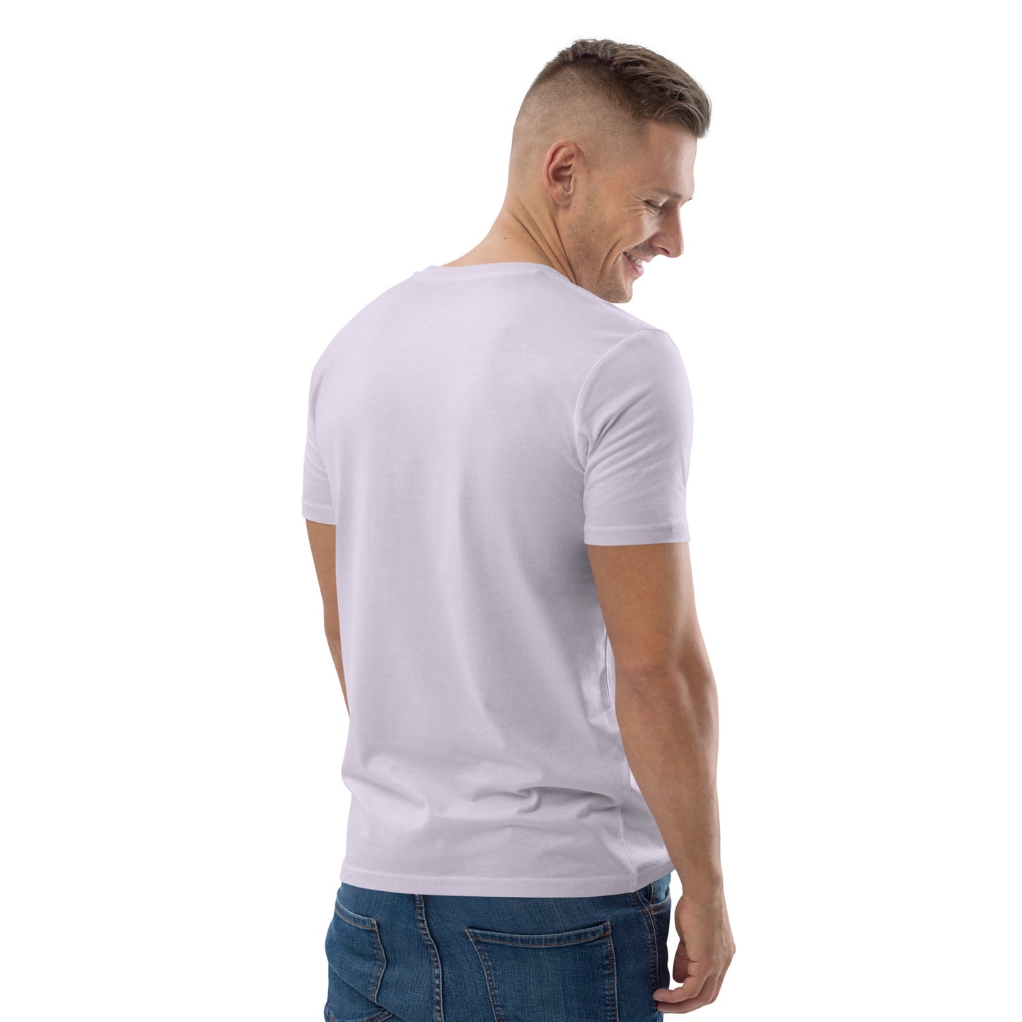 Camiseta de algodón orgánico para hombre.