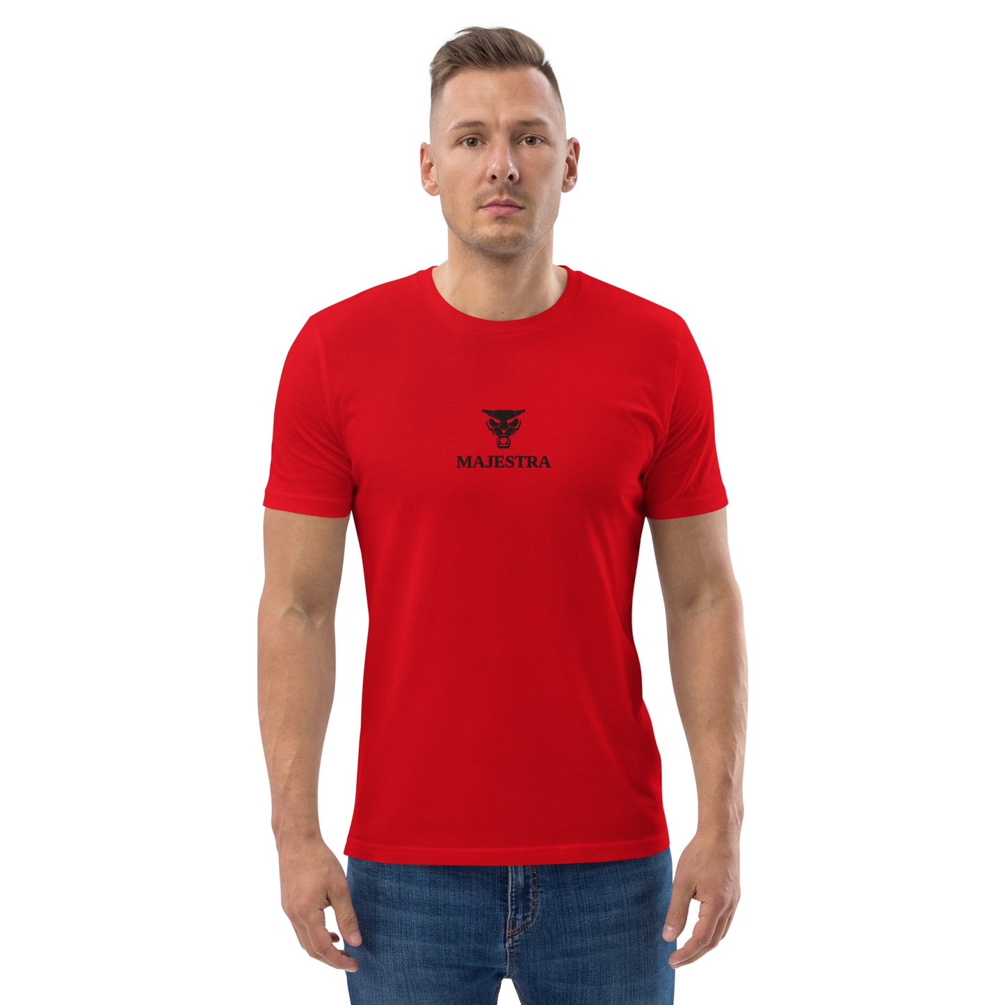 Camiseta de algodón orgánico para hombre.