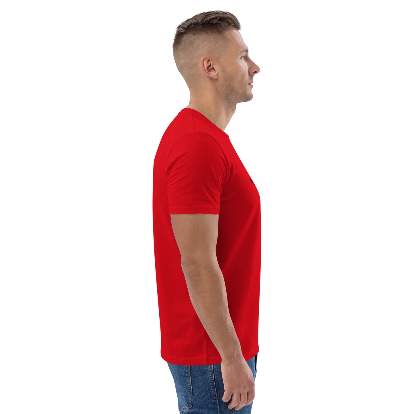 Camiseta de algodón orgánico para hombre.