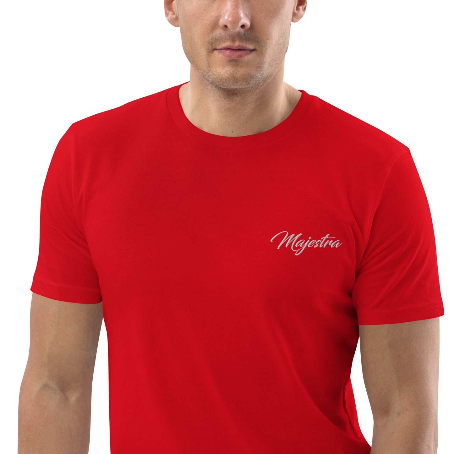 Camiseta de algodón orgánico para hombre.