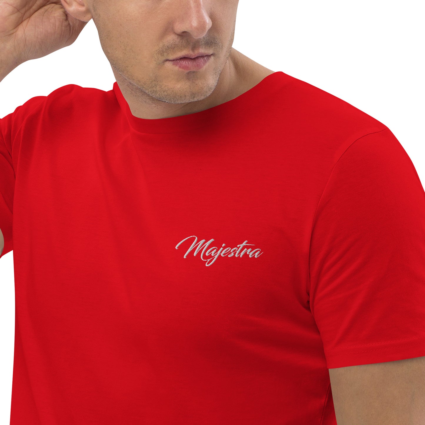 Camiseta de algodón orgánico para hombre.