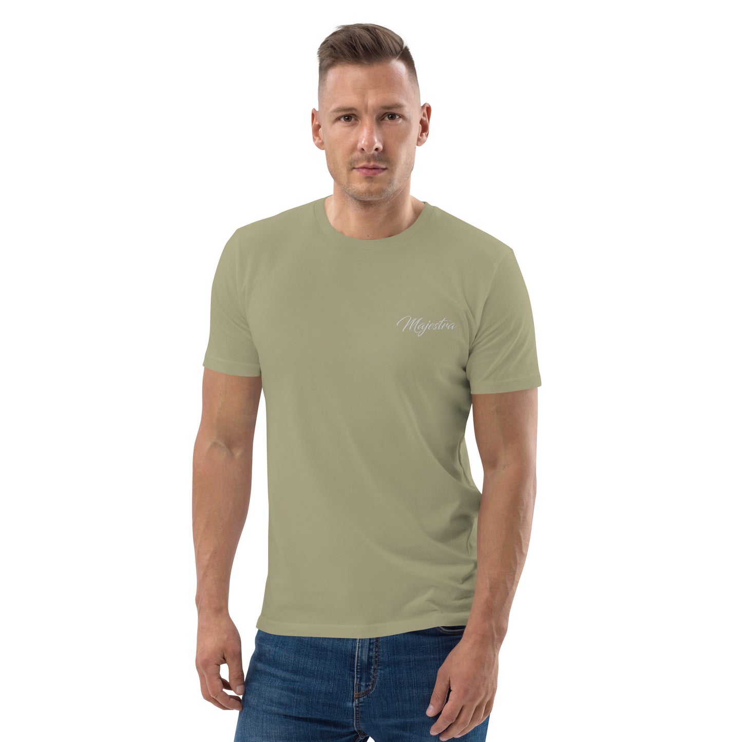 Camiseta de algodón orgánico para hombre.