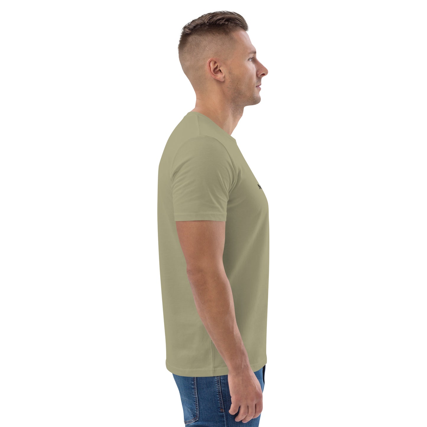 Camiseta de algodón orgánico para hombre.