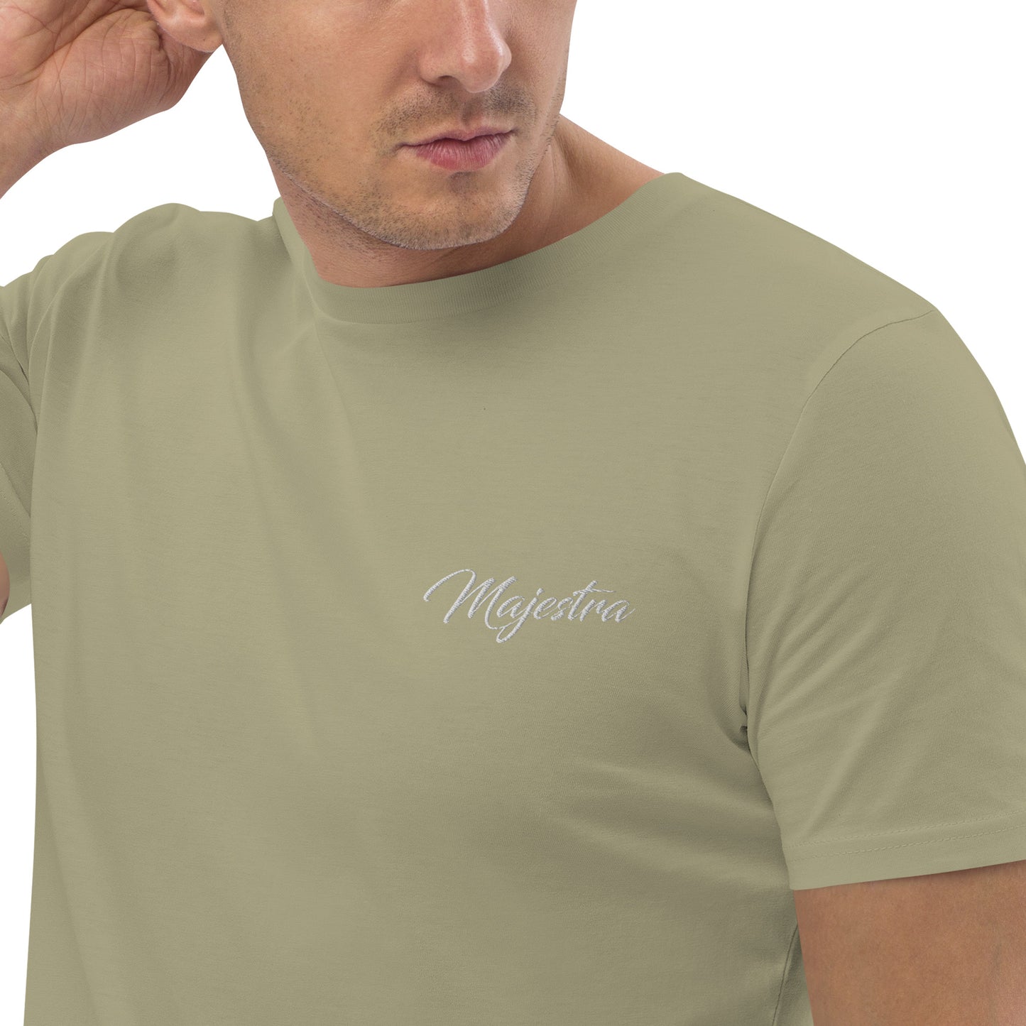 Camiseta de algodón orgánico para hombre.