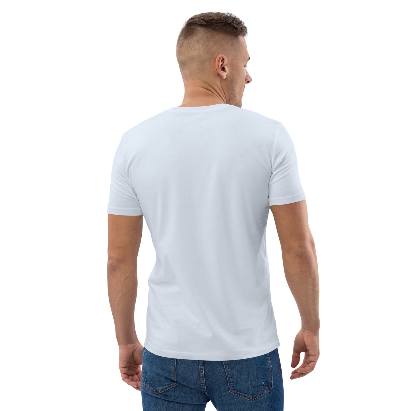 Camiseta de algodón orgánico para hombre.