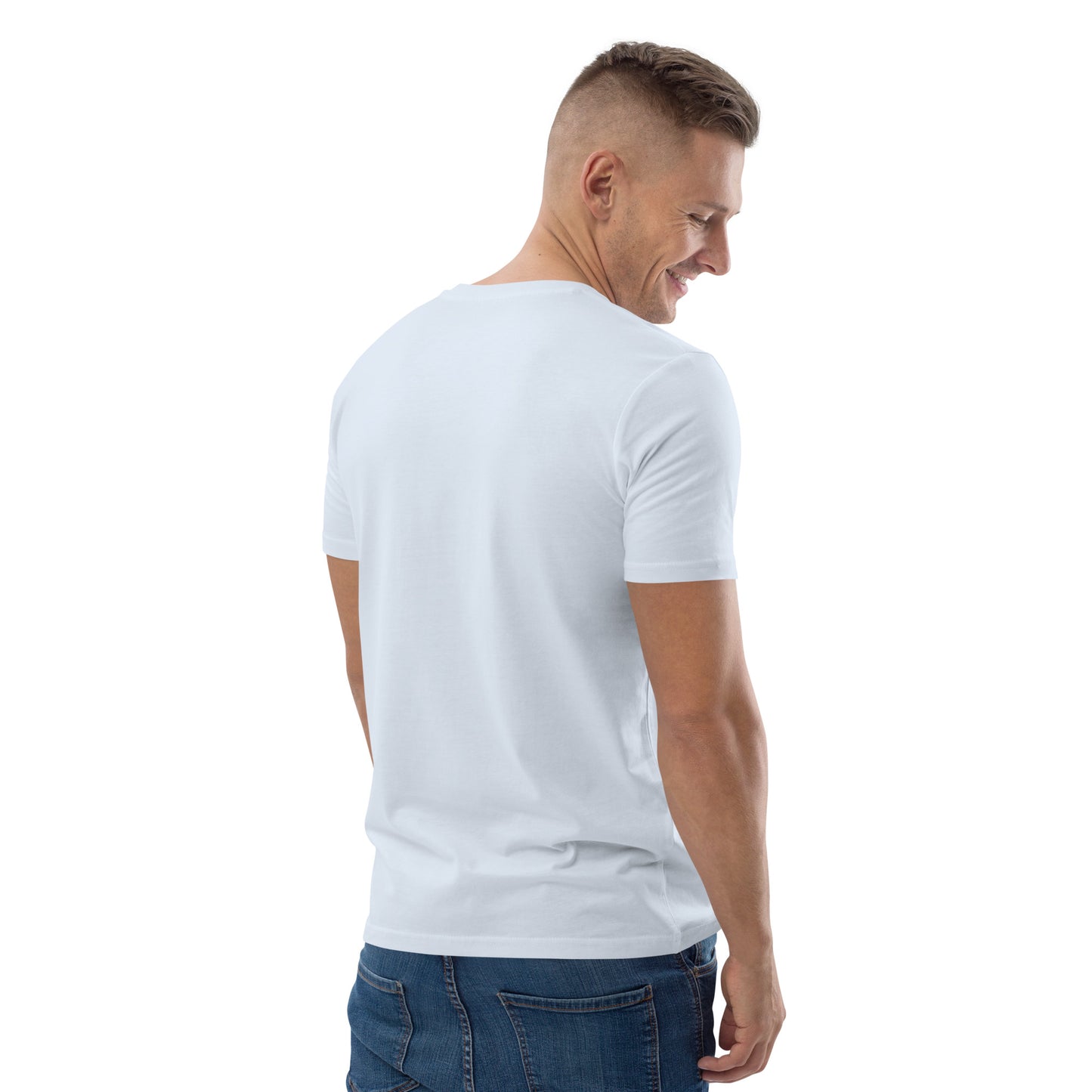 Camiseta de algodón orgánico para hombre.