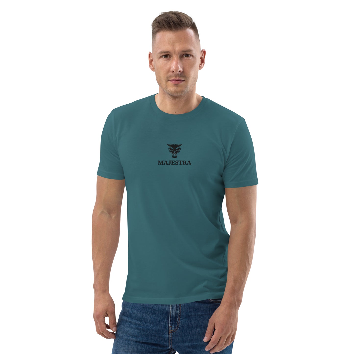 Camiseta de algodón orgánico para hombre.