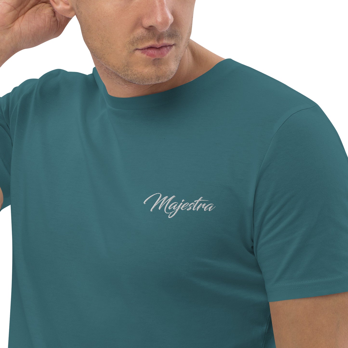 Camiseta de algodón orgánico para hombre.