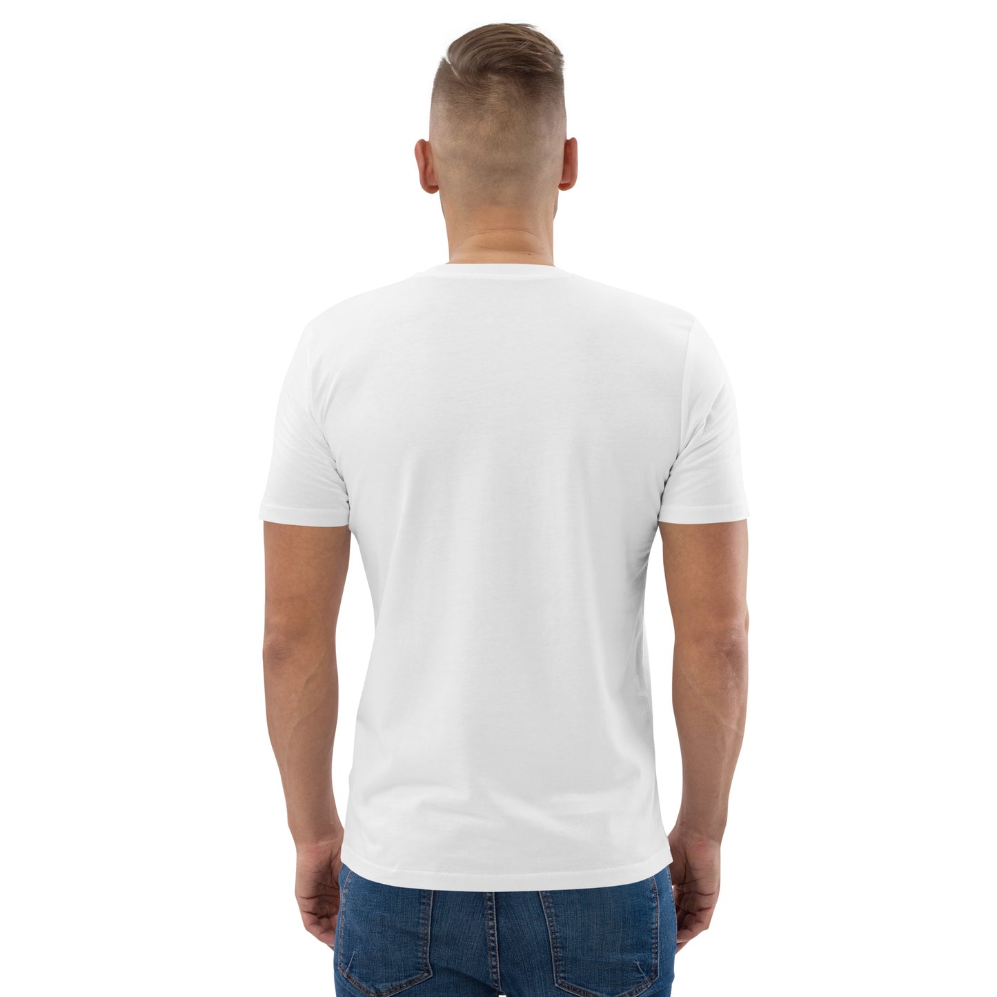 Camiseta de algodón orgánico para hombre.