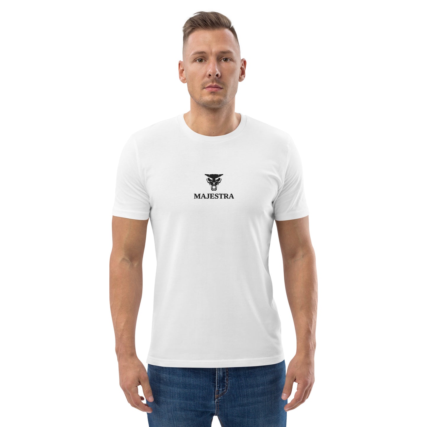 Camiseta de algodón orgánico para hombre.