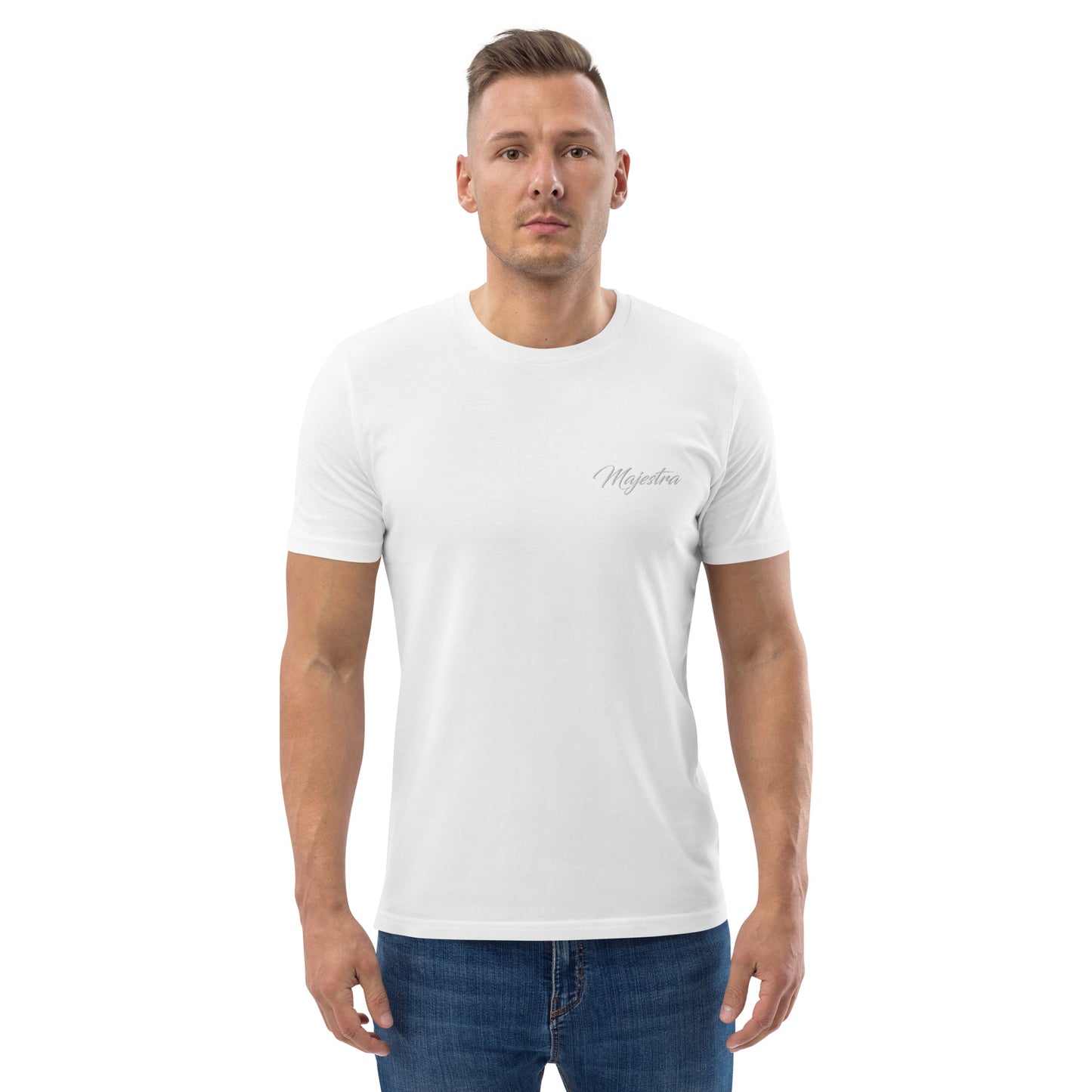 Camiseta de algodón orgánico para hombre.