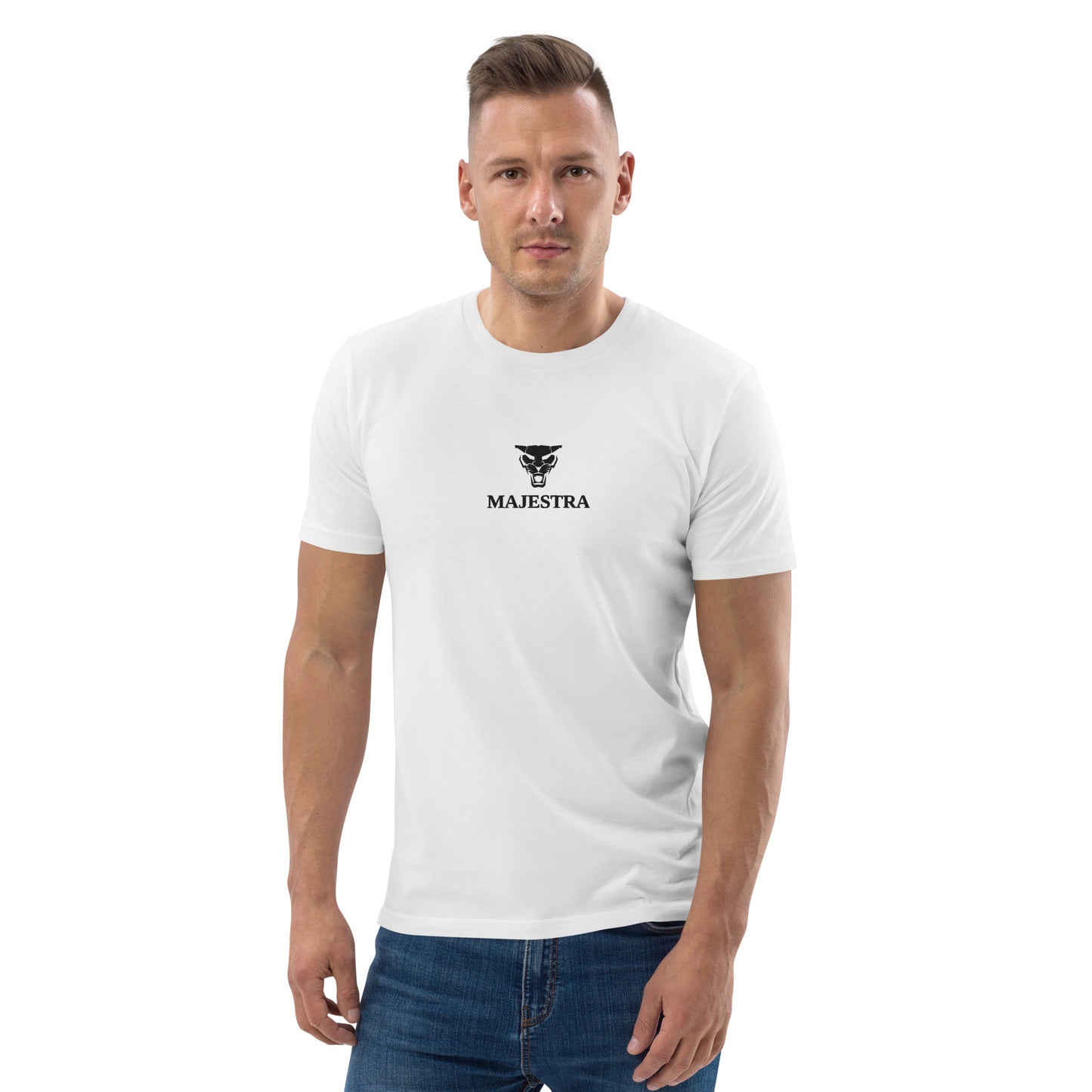 Camiseta de algodón orgánico para hombre.