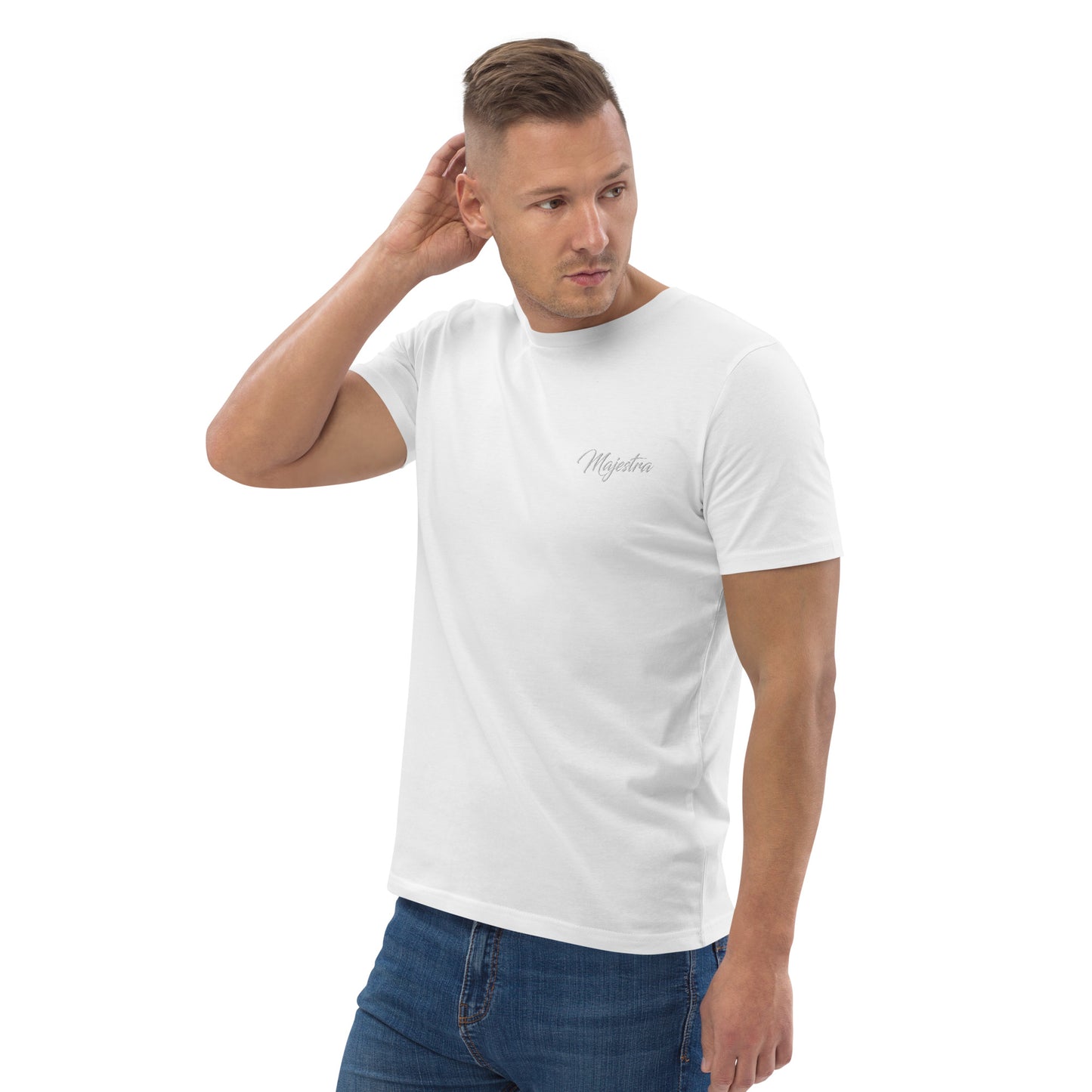 Camiseta de algodón orgánico para hombre.