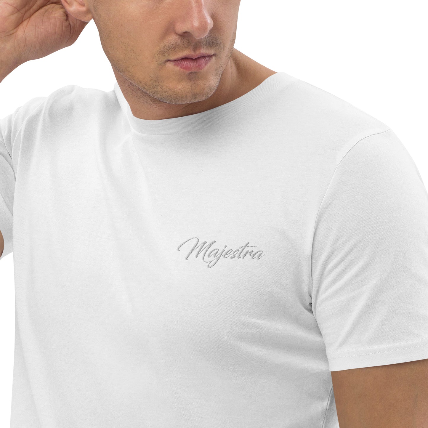 Camiseta de algodón orgánico para hombre.